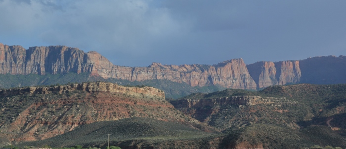 mountain views outside the park